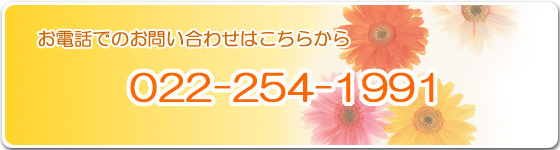 ���d�b�ł̂��₢���킹��022-254-1991